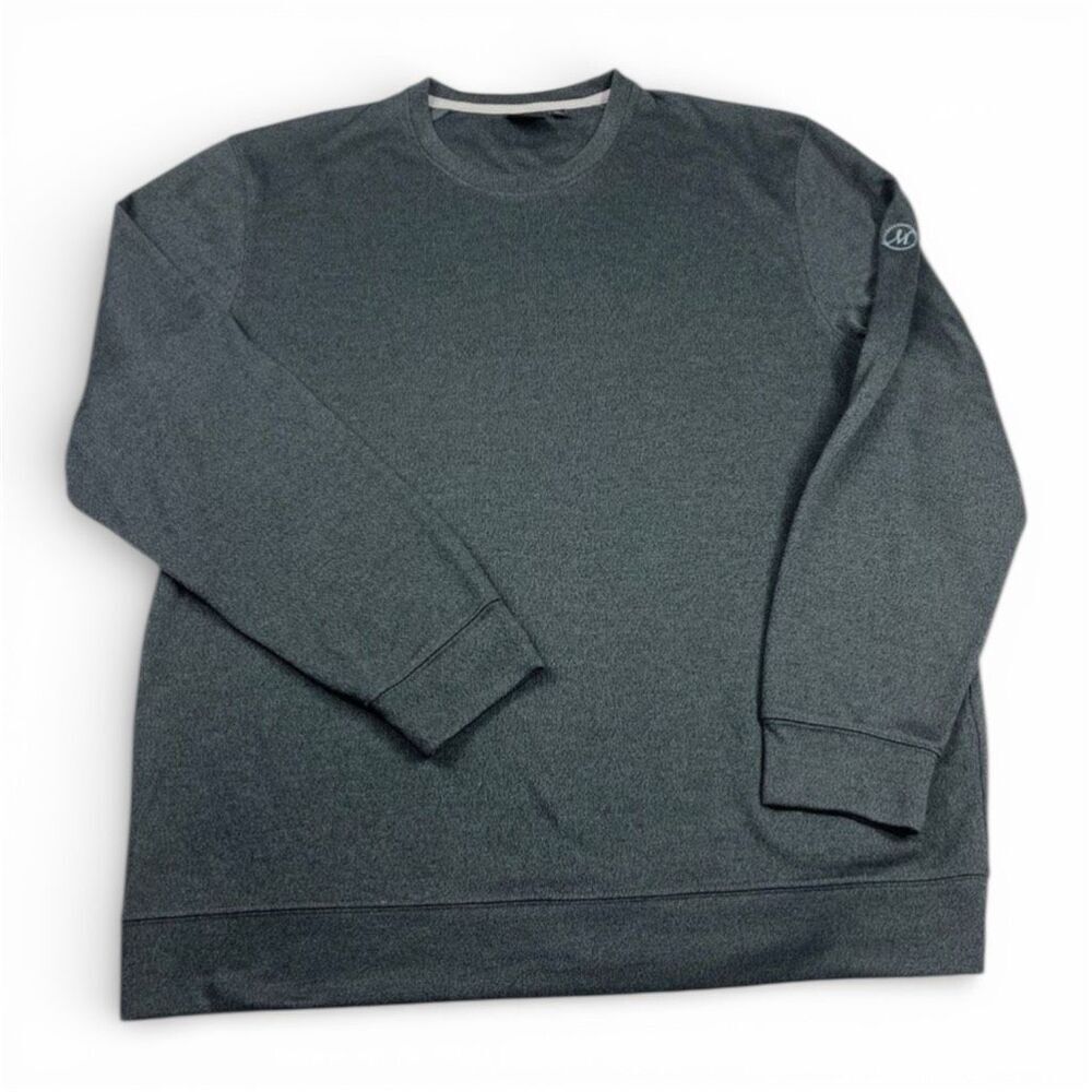 Dunning Golf Mens Classic Sweatshirt Gray Performance Simple Logo Pullover XXL